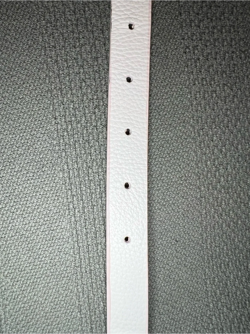kate spade Pale Pink Leather Belt with Bow and Gold Buckle